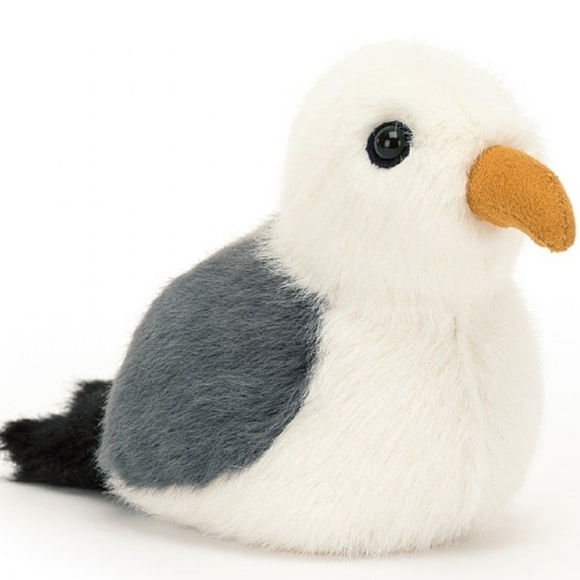 Jellycat Other - Jellycat Birdling Seagull 4" x 3" Plush White & Gray NWT